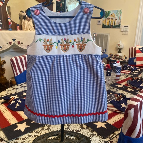 Remember Nguyen Smocked Toddler Girls Dress size 4T - Picture 4 of 16